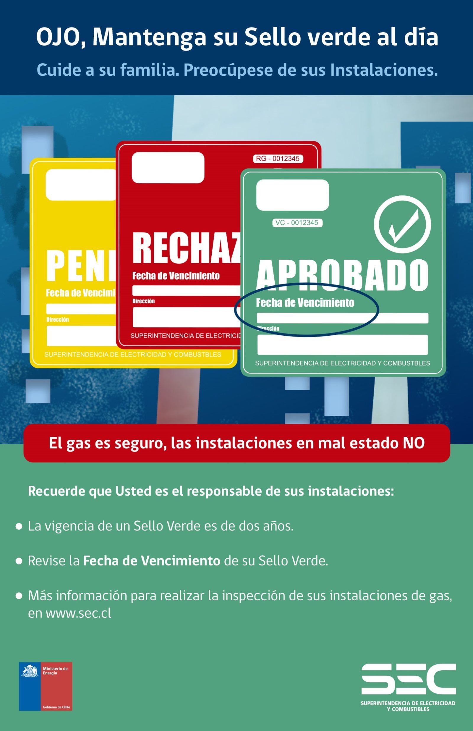 Trabajo certificado realizado por Gasyelec